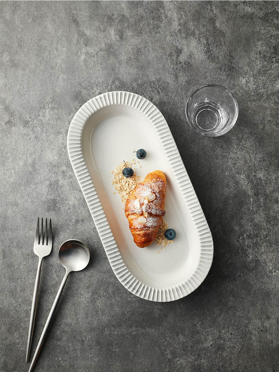 28 Piece Gradient Grey Dinnerware Ceramics Set