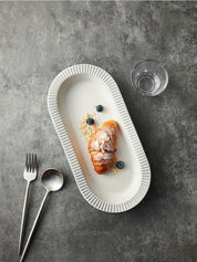 28 Piece Gradient Grey Dinnerware Ceramics Set