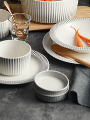 4" Gradient Grey Dipping Dish