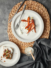 48 Piece Gradient Grey Dinnerware Ceramics Set