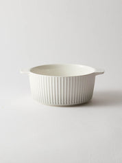 7" Gradient Grey Double-Handled Soup Bowl
