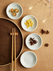 4" Cream Dipping Dish