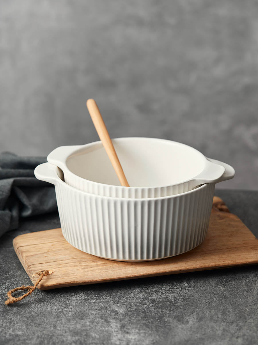 28 Piece Gradient Grey Dinnerware Ceramics Set
