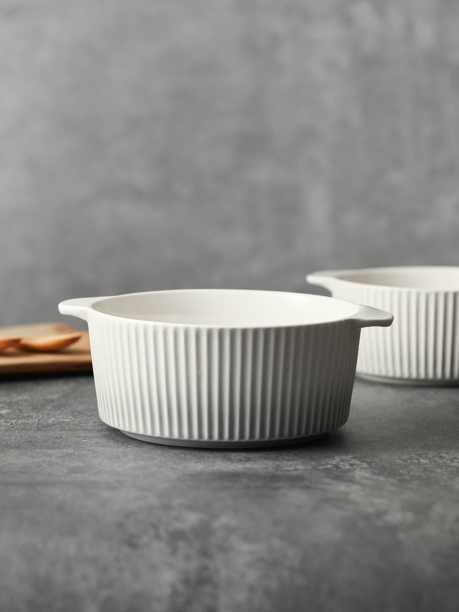 48 Piece Gradient Grey Dinnerware Ceramics Set